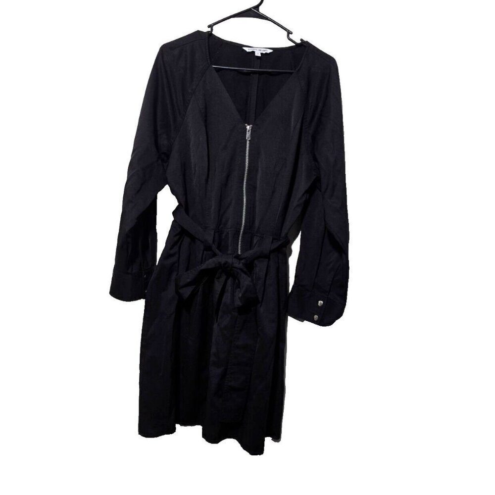 Elizabeth and James Dress XXL Black Business Casual Capsule Wardrobe Zip Cinched